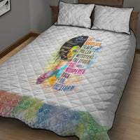 Black Girl I Am The Storm Quilt Bed Set African American Women - Wonder Print Shop