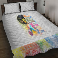 Black Girl I Am The Storm Quilt Bed Set African American Women - Wonder Print Shop