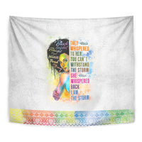 Black Girl I Am The Storm Tapestry African American Women - Wonder Print Shop