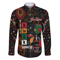 Personalized Black History Month Family Matching Long Sleeve Bodycon Dress and Hawaiian Shirt Since 2024 Chemistry Style - Wonder Print Shop