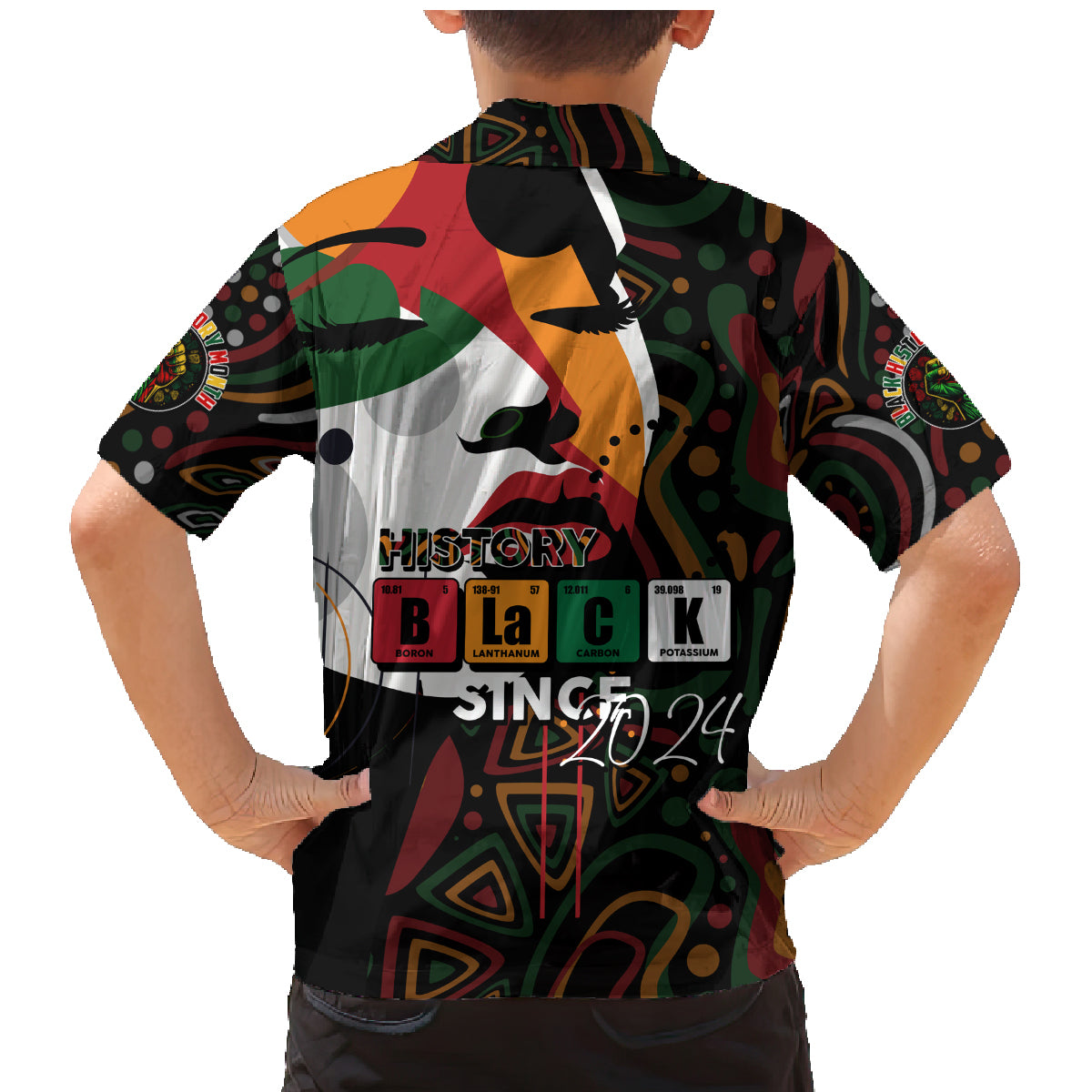 Personalized Black History Month Family Matching Mermaid Dress and Hawaiian Shirt Since 2024 Chemistry Style - Wonder Print Shop