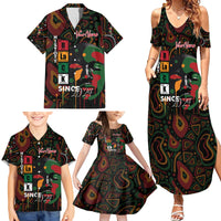 Personalized Black History Month Family Matching Summer Maxi Dress and Hawaiian Shirt Since 2024 Chemistry Style - Wonder Print Shop