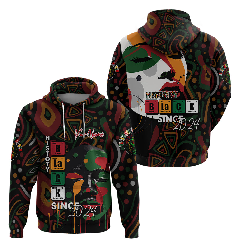 Personalized Black History Month Hoodie Since 2024 Chemistry Style - Wonder Print Shop
