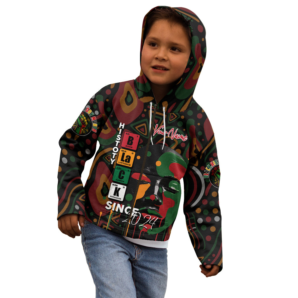 Personalized Black History Month Kid Hoodie Since 2024 Chemistry Style - Wonder Print Shop
