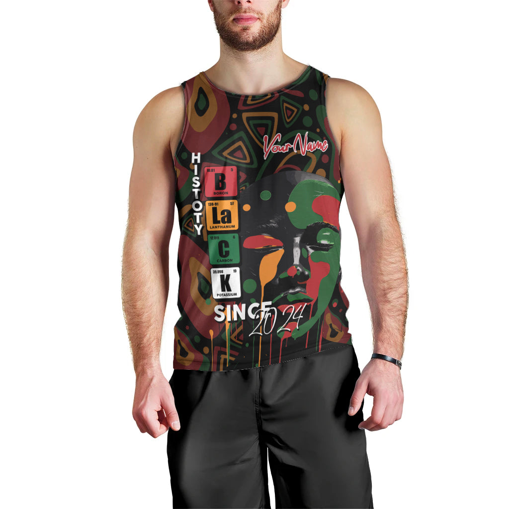 Personalized Black History Month Men Tank Top Since 2024 Chemistry Style - Wonder Print Shop