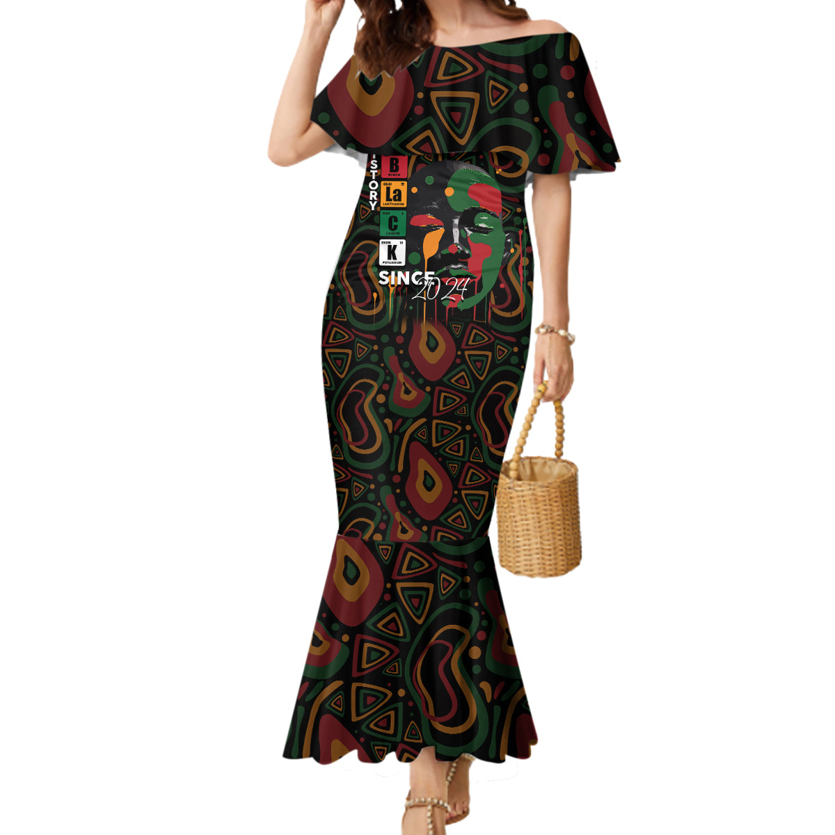 Personalized Black History Month Mermaid Dress Since 2024 Chemistry Style - Wonder Print Shop