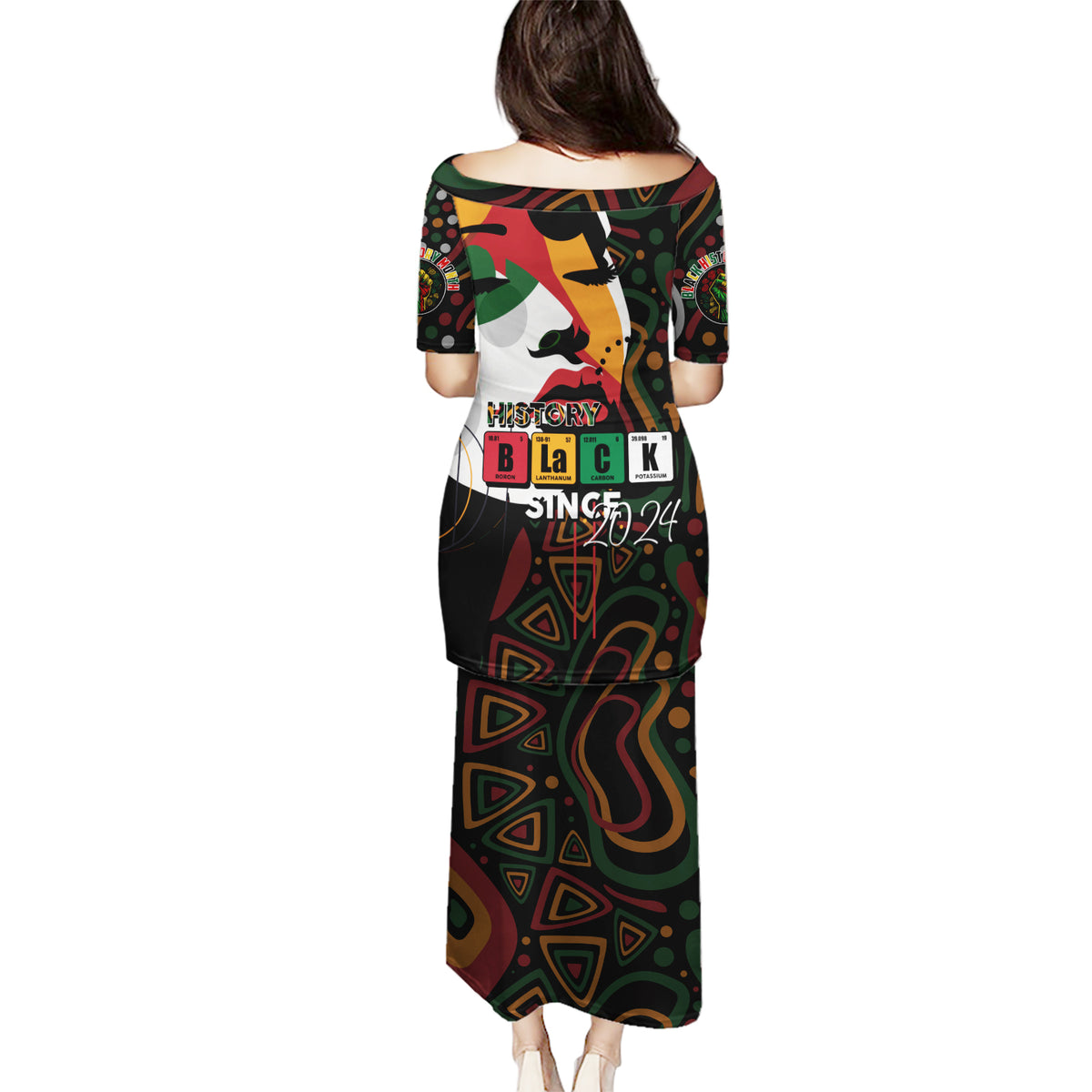 Personalized Black History Month Puletasi Since 2024 Chemistry Style - Wonder Print Shop