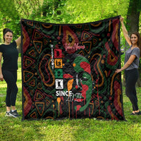 Personalized Black History Month Quilt Since 2024 Chemistry Style - Wonder Print Shop