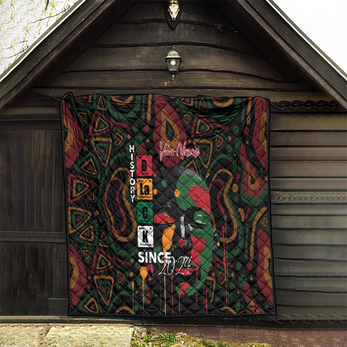 Personalized Black History Month Quilt Since 2024 Chemistry Style - Wonder Print Shop