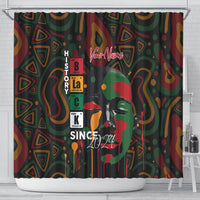 Personalized Black History Month Shower Curtain Since 2024 Chemistry Style