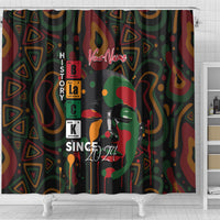 Personalized Black History Month Shower Curtain Since 2024 Chemistry Style