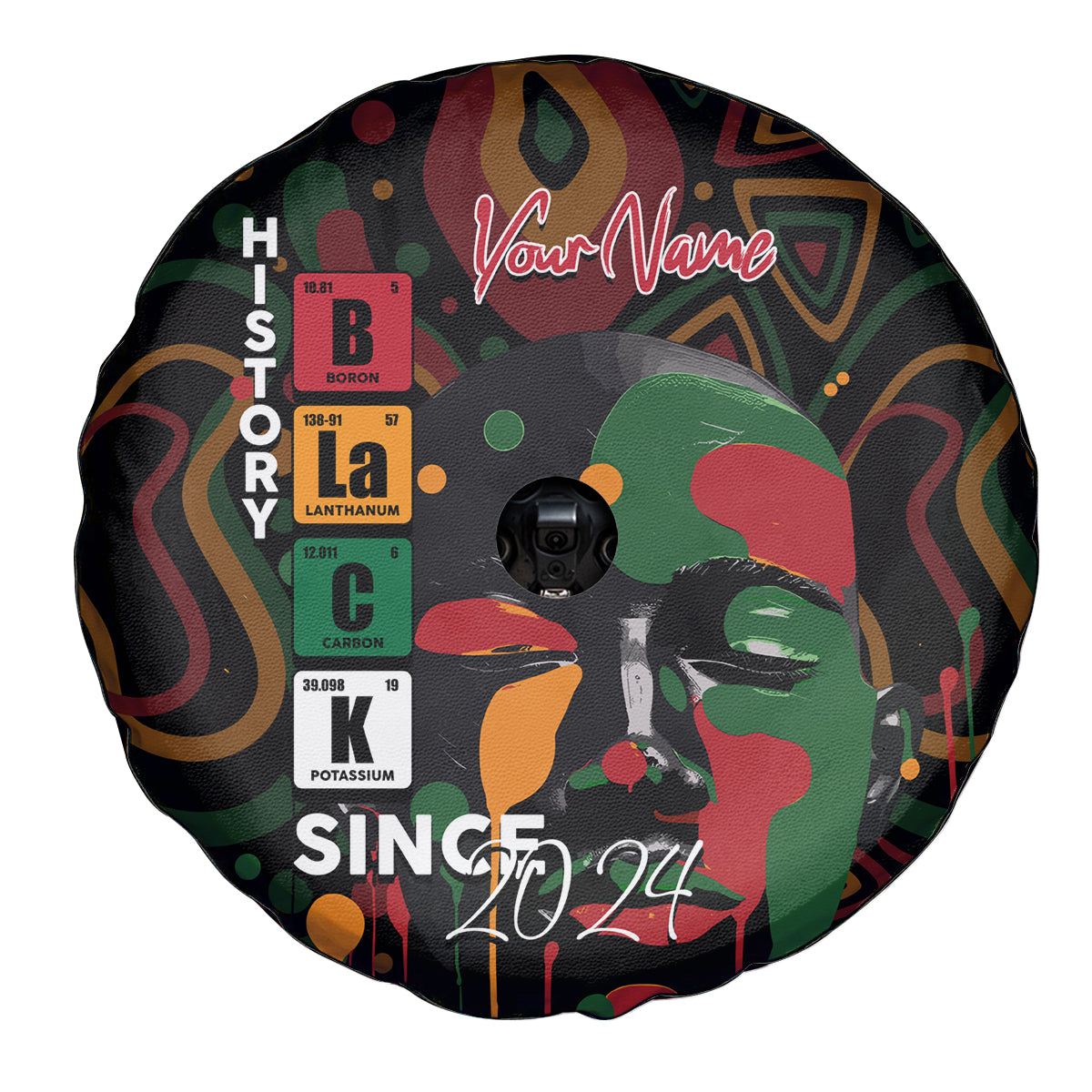 Personalized Black History Month Spare Tire Cover Since 2024 Chemistry Style - Wonder Print Shop