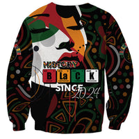 Personalized Black History Month Sweatshirt Since 2024 Chemistry Style - Wonder Print Shop