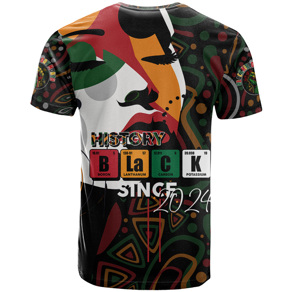 Personalized Black History Month T Shirt Since 2024 Chemistry Style - Wonder Print Shop