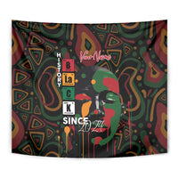 Personalized Black History Month Tapestry Since 2024 Chemistry Style - Wonder Print Shop