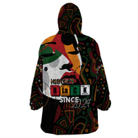Personalized Black History Month Wearable Blanket Hoodie Since 2024 Chemistry Style - Wonder Print Shop