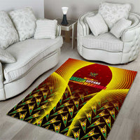 Guyana Cricket Amazon Warriors Area Rug Unleashing the Power Battle Mode