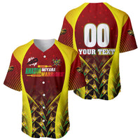 Personalised Guyana Cricket Amazon Warriors Baseball Jersey Unleashing the Power Battle Mode