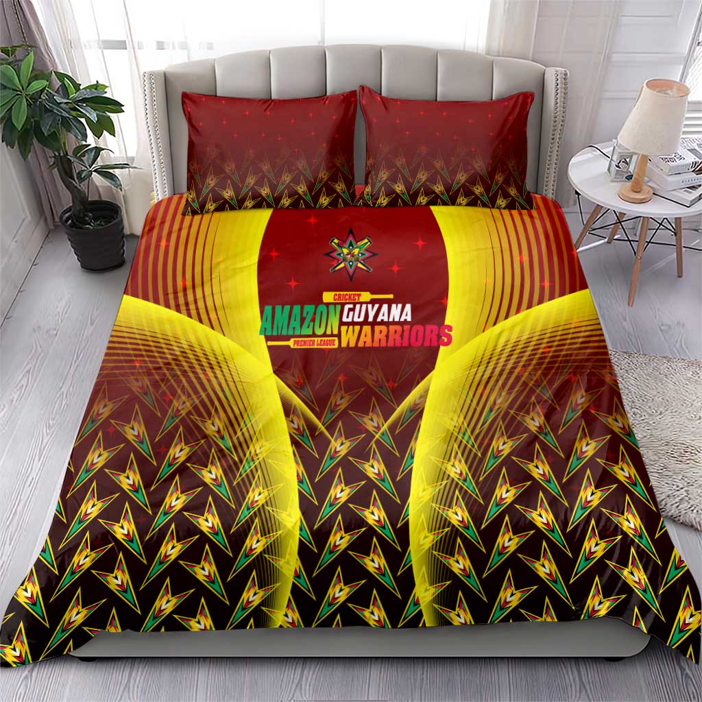 Guyana Cricket Amazon Warriors Bedding Set Unleashing the Power Battle Mode