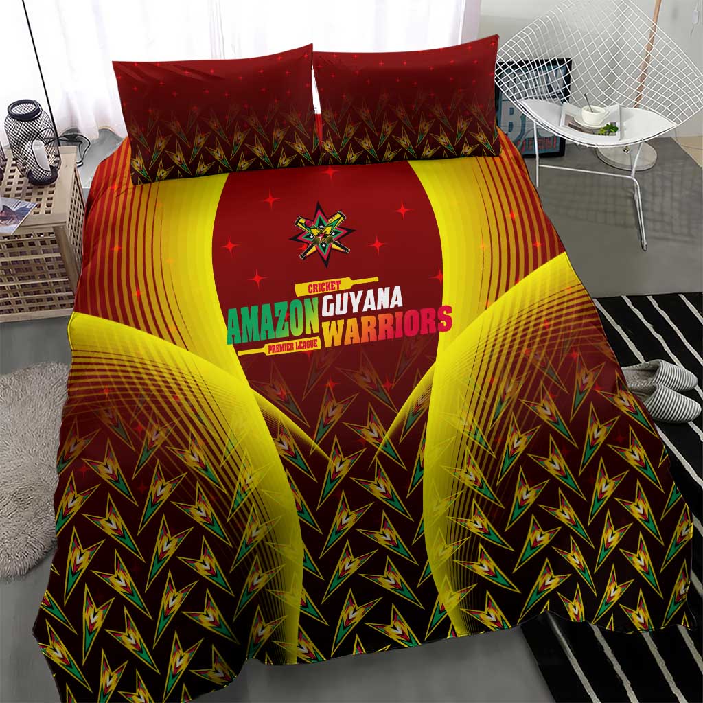 Guyana Cricket Amazon Warriors Bedding Set Unleashing the Power Battle Mode