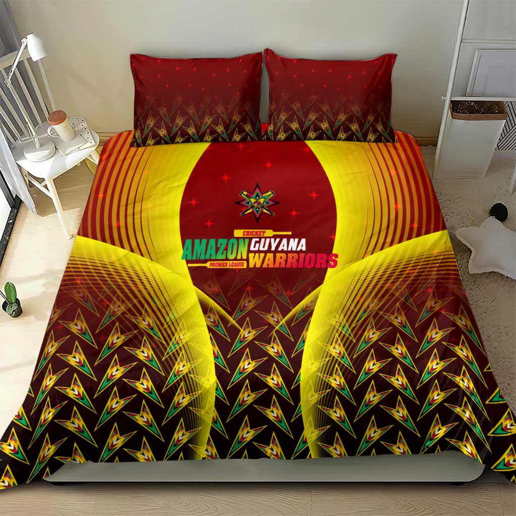 Guyana Cricket Amazon Warriors Bedding Set Unleashing the Power Battle Mode