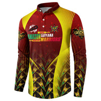 Personalised Guyana Cricket Amazon Warriors Button Sweatshirt Unleashing the Power Battle Mode