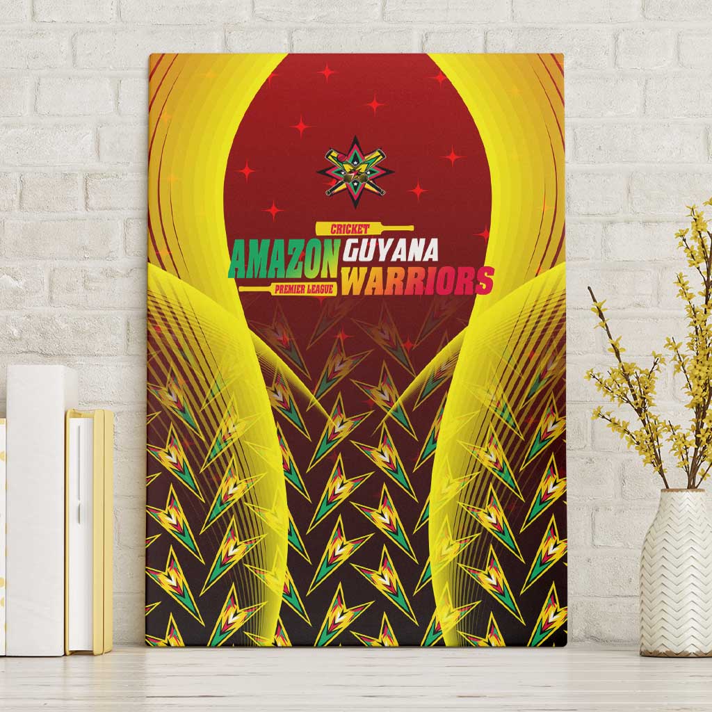 Guyana Cricket Amazon Warriors Canvas Wall Art Unleashing the Power Battle Mode