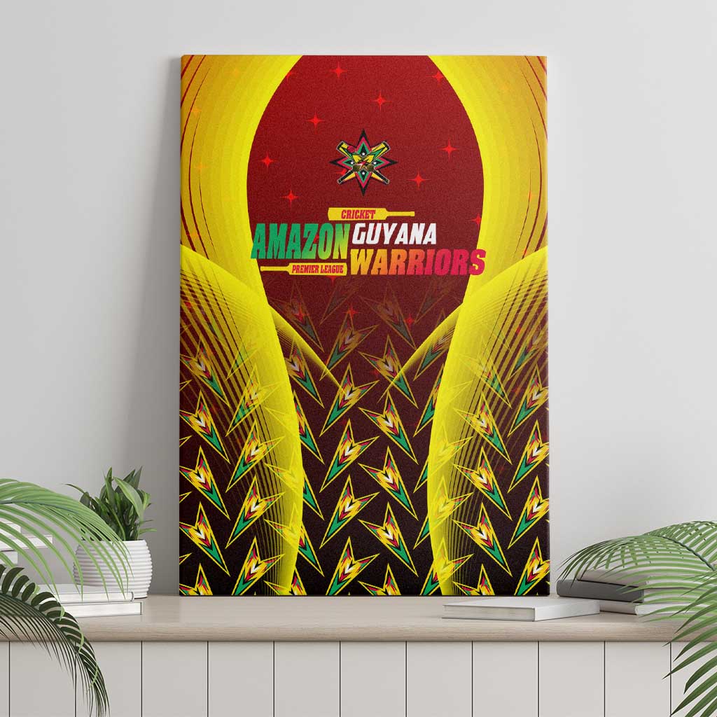 Guyana Cricket Amazon Warriors Canvas Wall Art Unleashing the Power Battle Mode