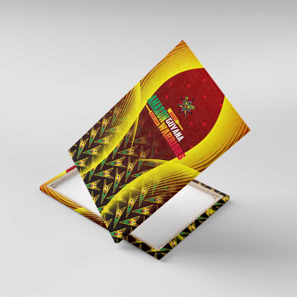 Guyana Cricket Amazon Warriors Canvas Wall Art Unleashing the Power Battle Mode