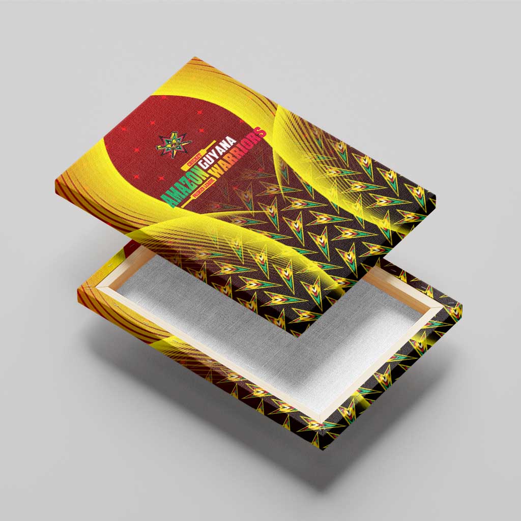 Guyana Cricket Amazon Warriors Canvas Wall Art Unleashing the Power Battle Mode