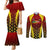 Personalised Guyana Cricket Amazon Warriors Couples Matching Mermaid Dress and Long Sleeve Button Shirt Unleashing the Power Battle Mode