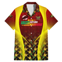Personalised Guyana Cricket Amazon Warriors Family Matching Mermaid Dress and Hawaiian Shirt Unleashing the Power Battle Mode