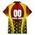 Personalised Guyana Cricket Amazon Warriors Family Matching Off The Shoulder Long Sleeve Dress and Hawaiian Shirt Unleashing the Power Battle Mode
