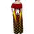 Personalised Guyana Cricket Amazon Warriors Family Matching Off Shoulder Maxi Dress and Hawaiian Shirt Unleashing the Power Battle Mode