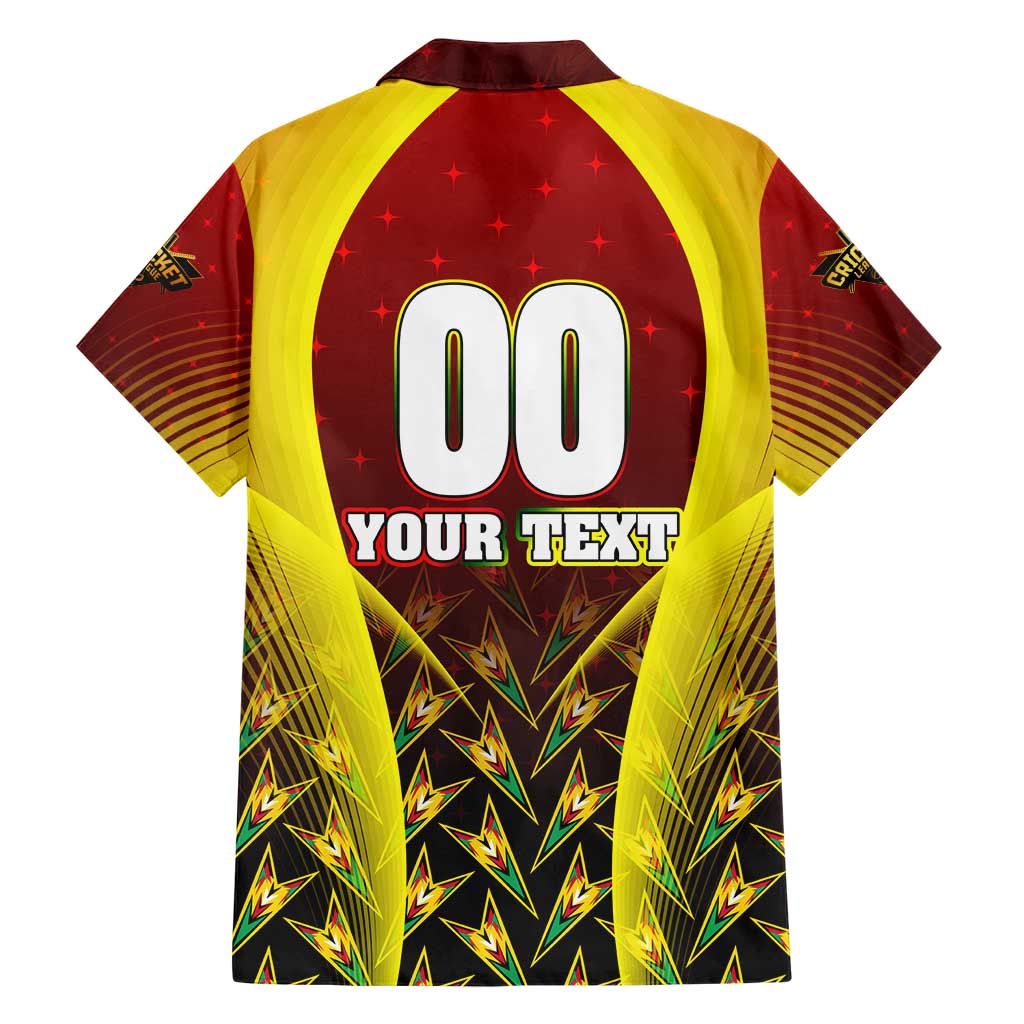 Personalised Guyana Cricket Amazon Warriors Family Matching Short Sleeve Bodycon Dress and Hawaiian Shirt Unleashing the Power Battle Mode