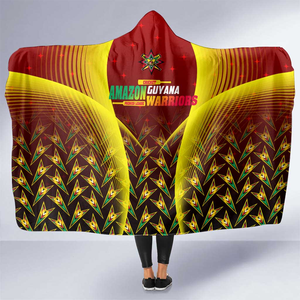 Guyana Cricket Amazon Warriors Hooded Blanket Unleashing the Power Battle Mode