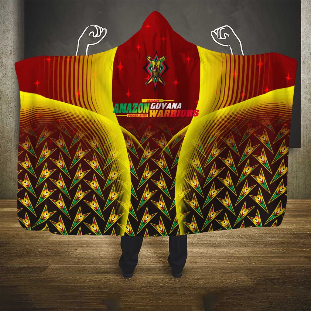 Guyana Cricket Amazon Warriors Hooded Blanket Unleashing the Power Battle Mode
