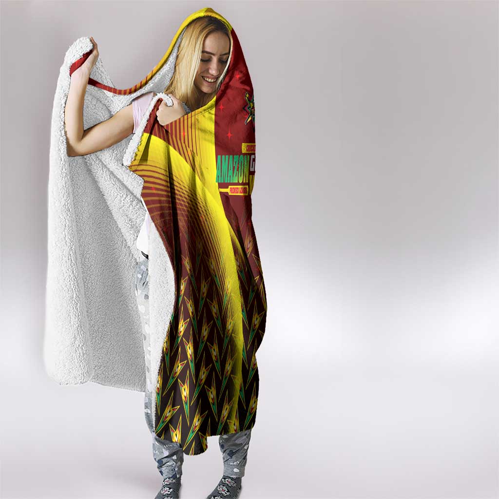 Guyana Cricket Amazon Warriors Hooded Blanket Unleashing the Power Battle Mode