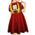 Personalised Guyana Cricket Amazon Warriors Kid Short Sleeve Dress Unleashing the Power Battle Mode