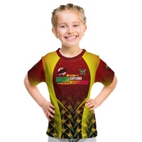 Personalised Guyana Cricket Amazon Warriors Kid T Shirt Unleashing the Power Battle Mode