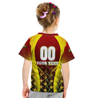 Personalised Guyana Cricket Amazon Warriors Kid T Shirt Unleashing the Power Battle Mode