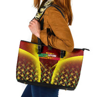 Guyana Cricket Amazon Warriors Leather Tote Bag Unleashing the Power Battle Mode