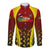 Personalised Guyana Cricket Amazon Warriors Long Sleeve Button Shirt Unleashing the Power Battle Mode
