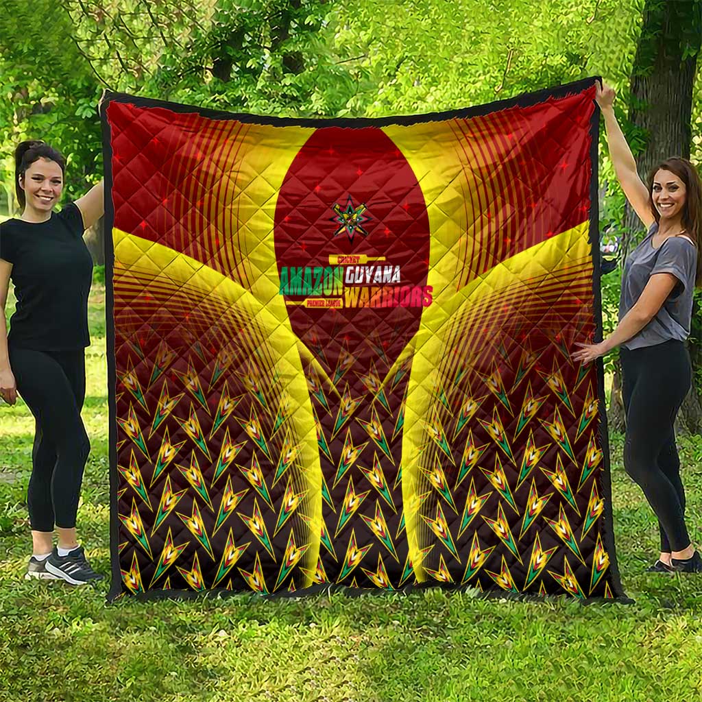 Guyana Cricket Amazon Warriors Quilt Unleashing the Power Battle Mode