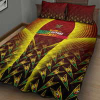 Guyana Cricket Amazon Warriors Quilt Bed Set Unleashing the Power Battle Mode