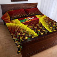 Guyana Cricket Amazon Warriors Quilt Bed Set Unleashing the Power Battle Mode
