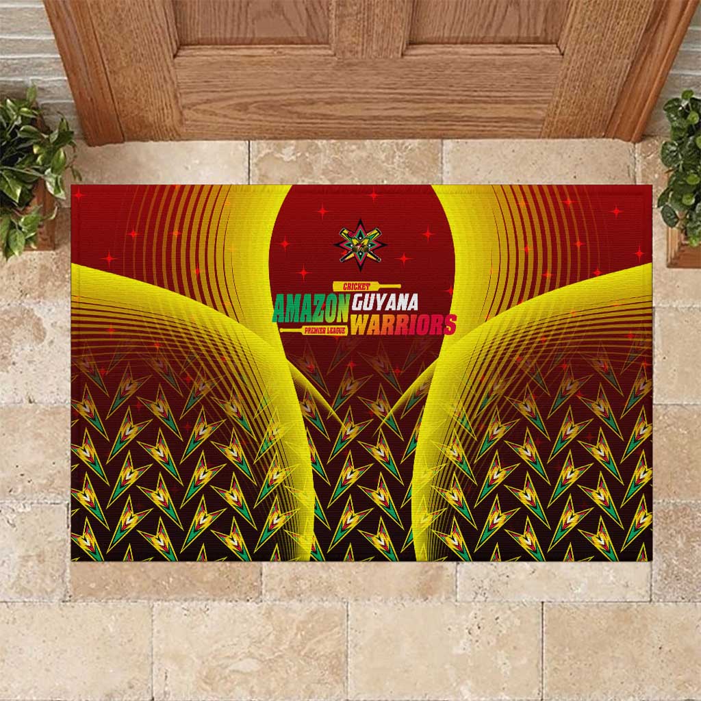 Guyana Cricket Amazon Warriors Rubber Doormat Unleashing the Power Battle Mode