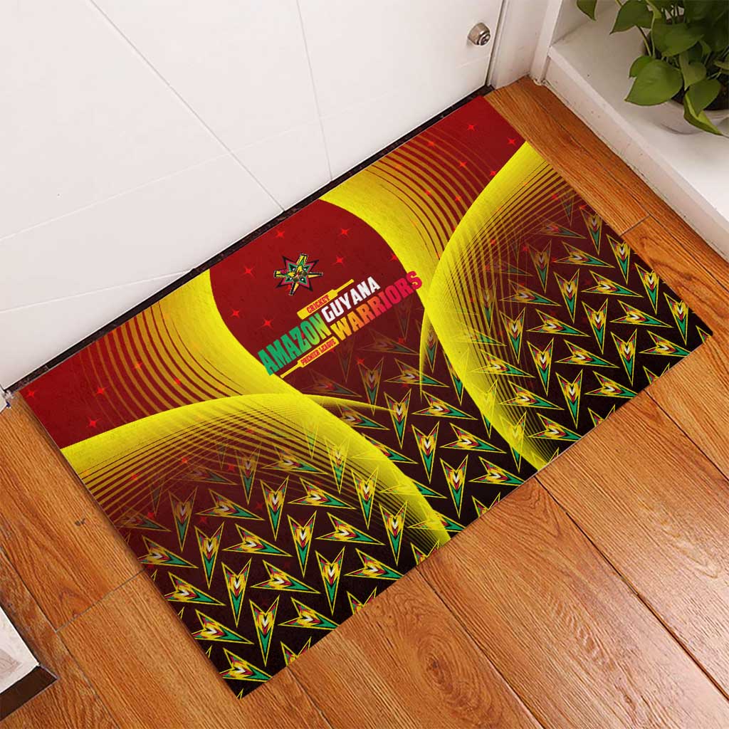 Guyana Cricket Amazon Warriors Rubber Doormat Unleashing the Power Battle Mode