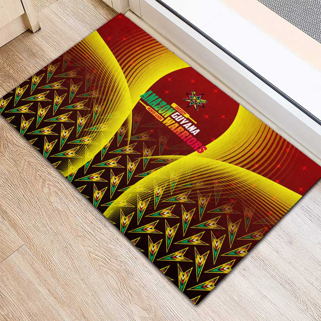 Guyana Cricket Amazon Warriors Rubber Doormat Unleashing the Power Battle Mode