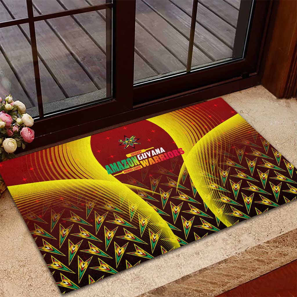 Guyana Cricket Amazon Warriors Rubber Doormat Unleashing the Power Battle Mode